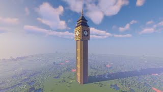 How to build the Big Ben in Minecraft [upl. by Urquhart]