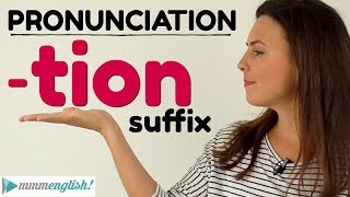 English Pronunciation Lesson  TION suffix [upl. by Blackwell]