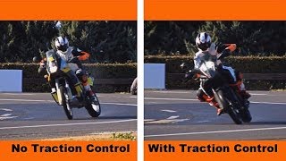 Motorcycle Traction Control Explained  KTM [upl. by Sontich]