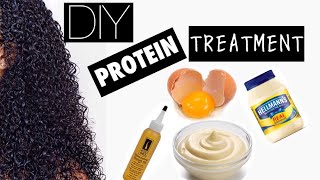 DIY Protein Treatment For Natural Relaxed and Transitioning Hair [upl. by Akisey]