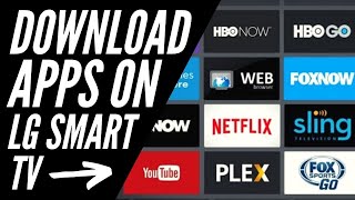 How To Download Apps on LG Smart TV [upl. by Nommad]