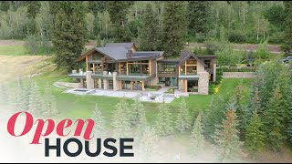 A Modern Swiss Chalet in Aspen  Open House TV [upl. by Ybbil]