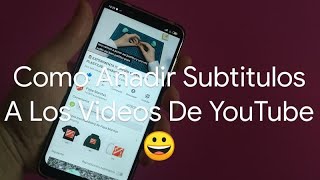 🤔 Como PONER SUBTITULOS en ESPAÑOL a VIDEOS de YOUTUBE desde ANDROID 2025  FÁCIL y RÁPIDO [upl. by Eidnac]