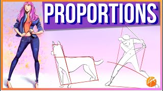 Proportion Drawing  How to Draw Accurately  Art Training Series [upl. by Elburt]