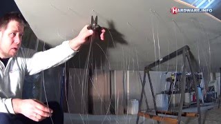 Building a fiber optic star ceiling  part 1 [upl. by Lelah]