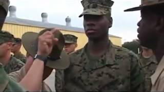 US Marine Corps Drill Instructor vs US Army Drill Sergeant [upl. by Caril916]