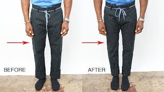 HOW TO TAPER YOUR PANTS [upl. by Boleslaw]