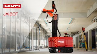 Hilti Jaibot  Press Event Announcing New Construction Robotics Innovation [upl. by Flss]