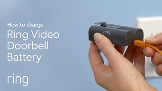 How to Charge Your Ring Video Doorbell 2 Battery Simple  Ring [upl. by Odnalref]