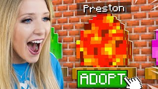 So I Adopted PrestonPlayz in Minecraft [upl. by Mcmullan]