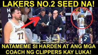 Lakers NO2 na sa West  TAMEME sa TRASHTALK ni Luka si Harden at ang mga Coach ng Clippers [upl. by Mcmurry43]