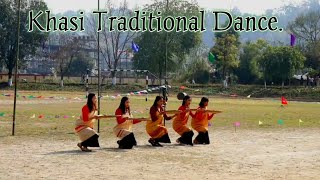 Khasi Traditional Dance by Meghalaya Students [upl. by Cahn477]