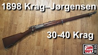 The Incredible 1898 Krag Jorgensen Rifle in 3040 Krag [upl. by Prem264]