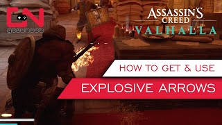 AC Valhalla How to Get amp Use Explosive Arrow  Incendiary Powder Trap [upl. by Goines169]