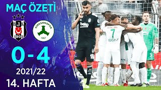 Beşiktaş 04 GZT Giresunspor MAÇ ÖZETİ  14 Hafta  202122 [upl. by Peppel]