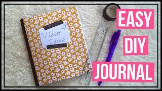 Easy DIY Journal  How To Make Your Own Journal [upl. by Annazus]