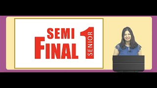 India Insight 2122  SENIOR QUIZ  Semi Final 1 [upl. by Treblihp]