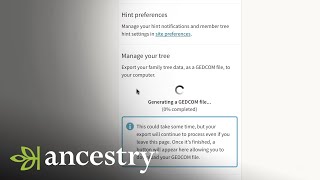 How To Create and Download a GEDCOM  Ancestry Academy  Ancestry [upl. by Mcallister533]