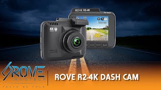 ROVE R24K Dash Cam  Super Night Vision Demo December 2018 [upl. by Granoff]