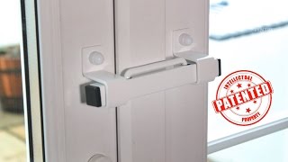 The Burglarybuster 1 French Door Security Device [upl. by Assirral]