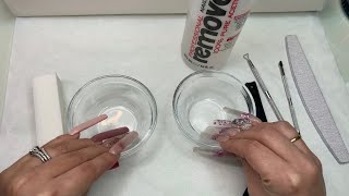 How To Take Off Acrylic Nails At Home [upl. by Oler637]