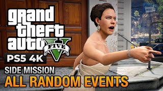 GTA 5 PS5  All Random Events [upl. by Allertse]