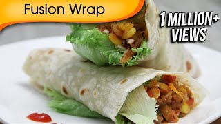 Fusion Wrap  Healthy Veg Wrap  Quick Easy To Make Tiffin Snacks  Brunch Recipe By Ruchi Bharani [upl. by Marti]