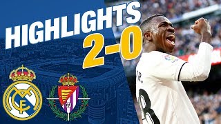 REAL MADRID 20 VALLADOLID  ALL GOALS amp HIGHLIGHTS  LaLiga [upl. by Cohleen]