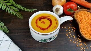 طبخ شوربة العدس التركية الرهيبه  Cooking the best Turkish lentil soup recipe [upl. by Agiaf498]