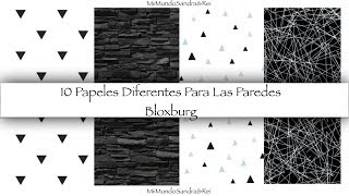 Bloxburg  Wallpaper decals  How to place wall decals [upl. by Marti288]