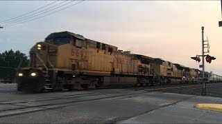 Kearney NE Railfanning at the Virtual Railfan West Cam Location  May 31 2019 [upl. by Leugimsiul]