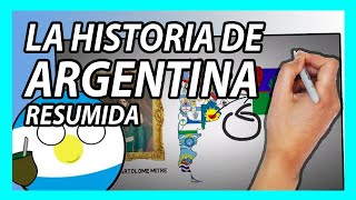 🔵⚪La HISTORIA ARGENTINA en 14 minutos🔵⚪ Resumen fácil y rápido [upl. by Novaj]