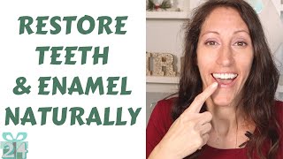 How to Restore Tooth Enamel Naturally  Remineralization Tooth Paste Recipe  No More White Spots [upl. by Eudoca461]