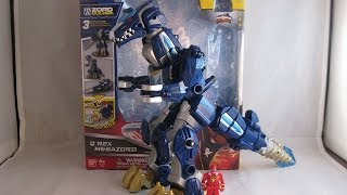 Q Rex Megazord Review Power Rangers Super Megaforce [upl. by Meagan]