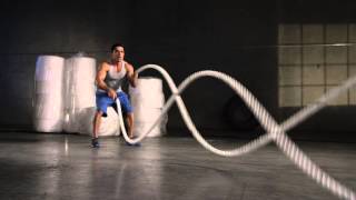 How to perform BATTLE ROPES  HOIST Fitness MotionCage Exercise [upl. by Rehpotsihc]